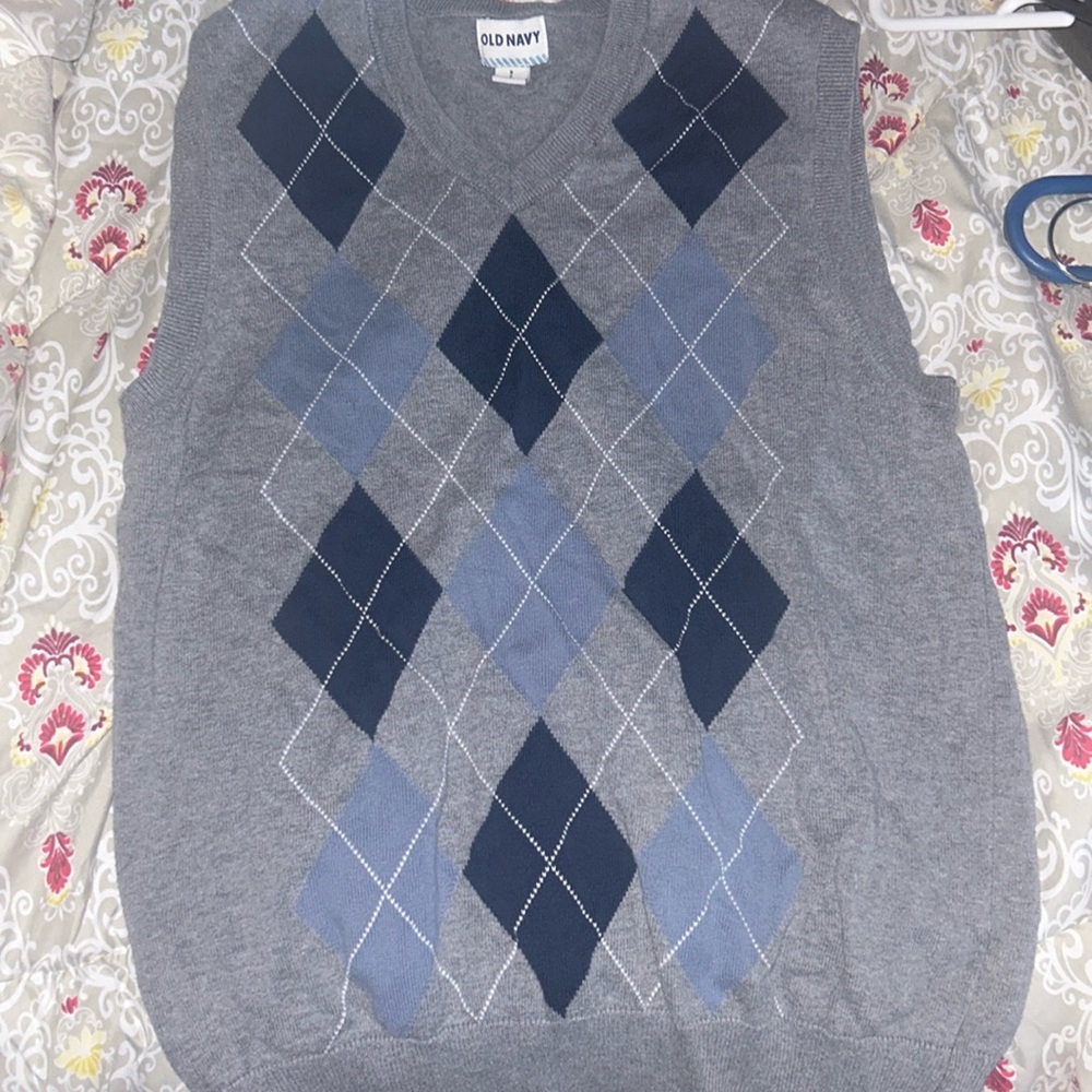 Old navy argyle sweater vest